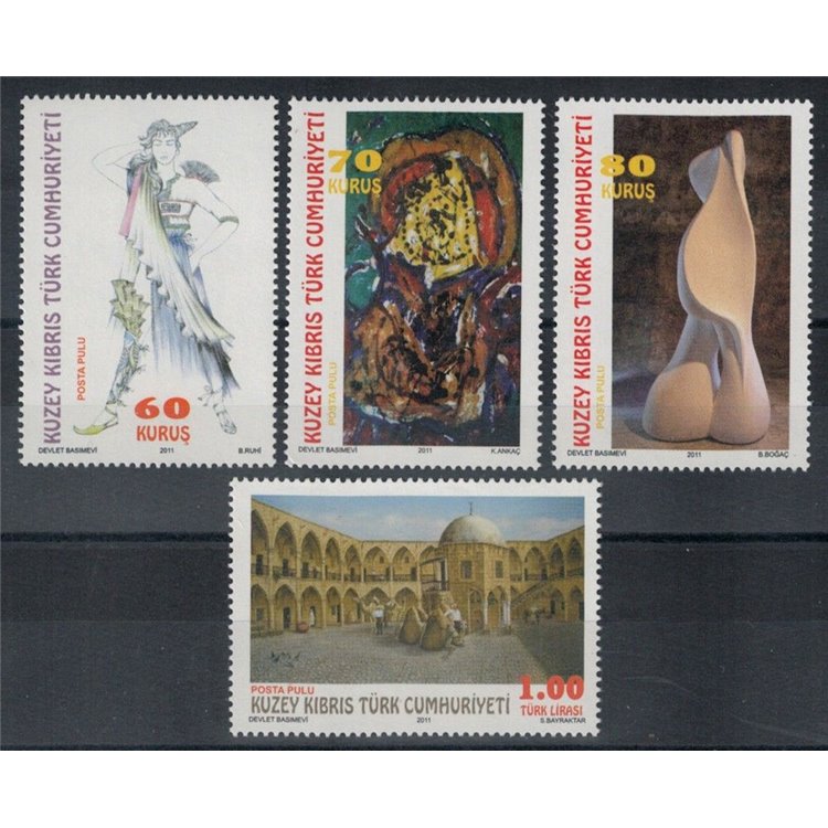 CIPRO DEL NORD 2011 Arte 4v MNH**