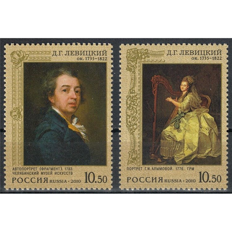 RUSSIA 2010 Dmitrij Lewizki 2v MNH**
