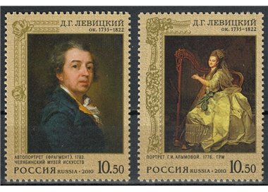 RUSSIA 2010 Dmitrij Lewizki 2v MNH**