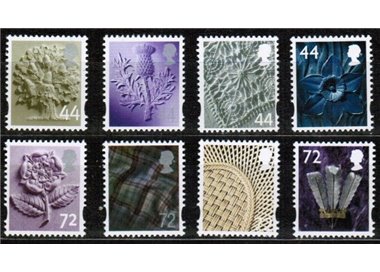 GRAN BRETAGNA 2006 Emblemi regionali 8v MNH**