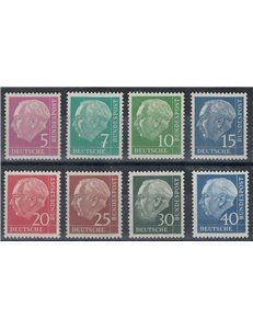 GERMANIA BRD 1960 Theodor Heuss 8v MNH**
