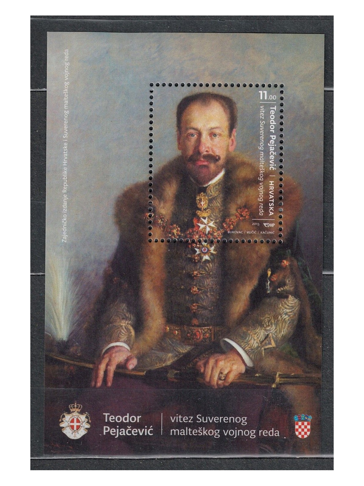 CROATIA 2013 Teodor Pejacevic s/s MNH**