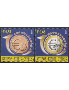 CIPRO 2009 Anniversario Euro 2v MNH**