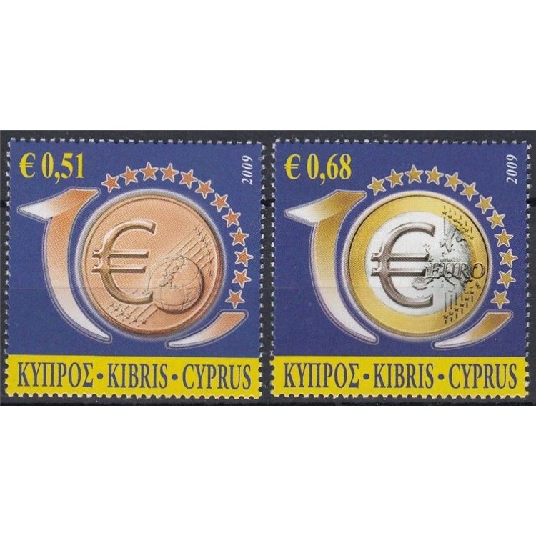 CIPRO 2009 Anniversario Euro 2v MNH**
