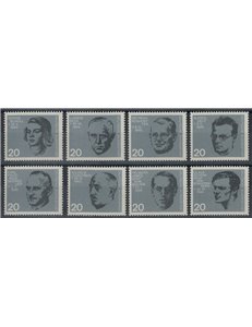 GERMANIA BRD 1964 Attentato del 20 luglio 8v MNH**