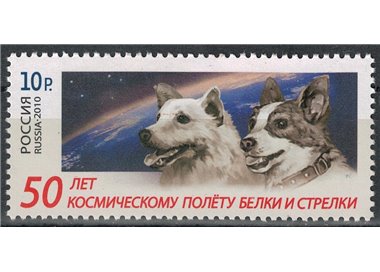 RUSSIA 2010 Belka and Strelka MNH**
