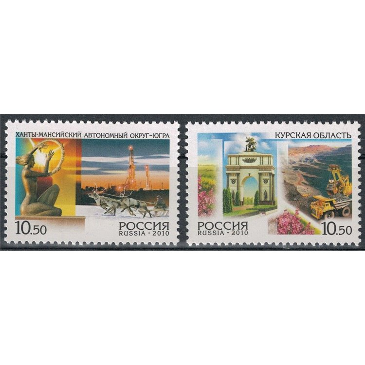 RUSSIA 2010 Regions of Russia 2v MNH**