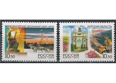 RUSSIA 2010 Regions of Russia 2v MNH**