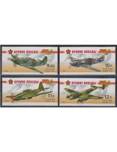 RUSSIA 2011 Aerei della 2ª Guerra Mondiale 4v MNH**