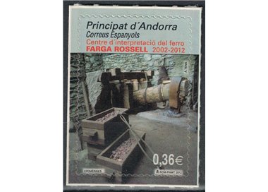 SPANISH ANDORRA 2012 Farga Rossell MNH**