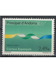 ANDORRA SPANISH 2010 Civic Activities, Recycling MNH**