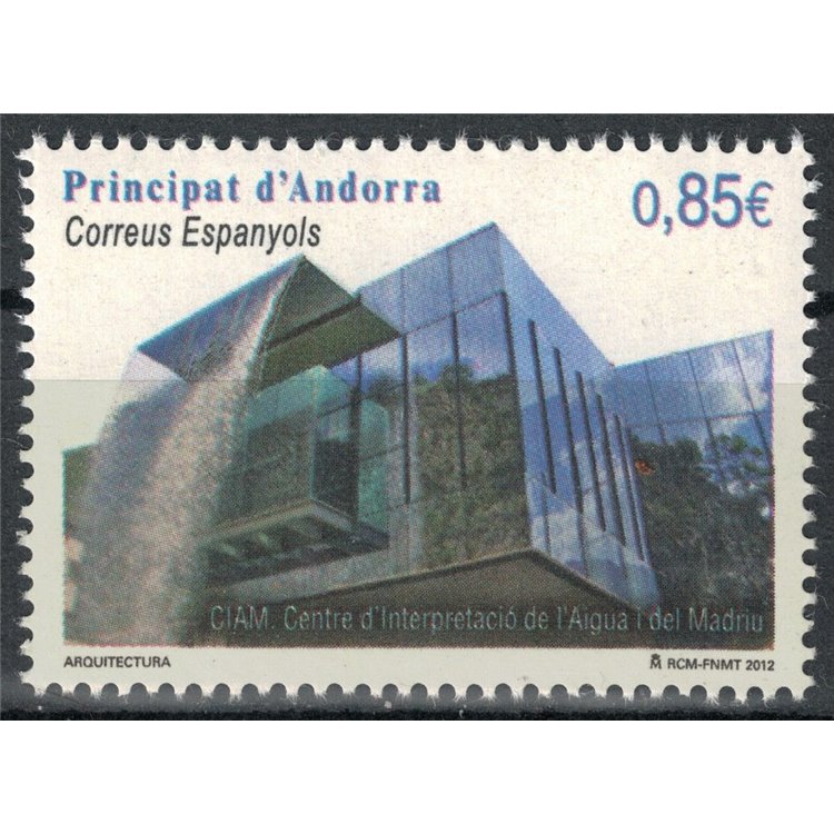 ANDORRA SPANISH 2012 Architecture, CIAM MNH**
