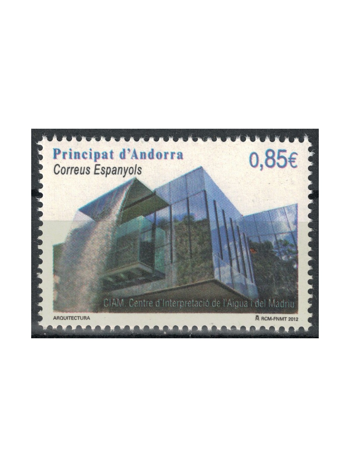 ANDORRA SPAGNOLA 2012 Architettura, CIAM MNH**