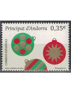 ANDORRA SPAGNOLA 2011 Natale MNH**