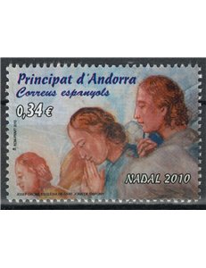 ANDORRA SPAGNOLA 2010 Natale MNH**