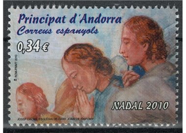 ANDORRA SPANISH 2010 Christmas MNH**