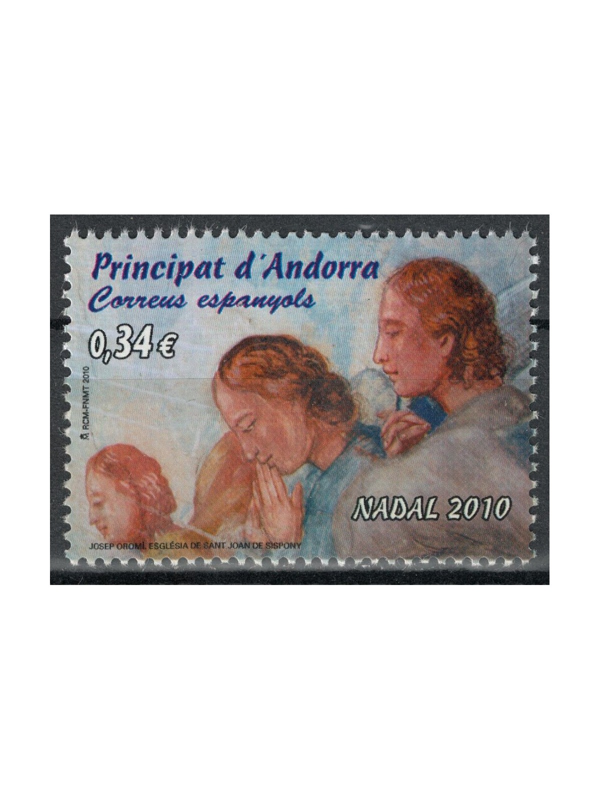 ANDORRA SPANISH 2010 Christmas MNH**