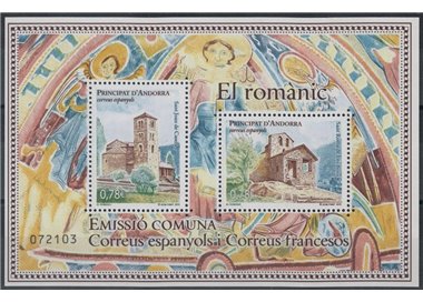 ANDORRA SPANISH 2010 Romanesque Art, Churches s/s MNH**