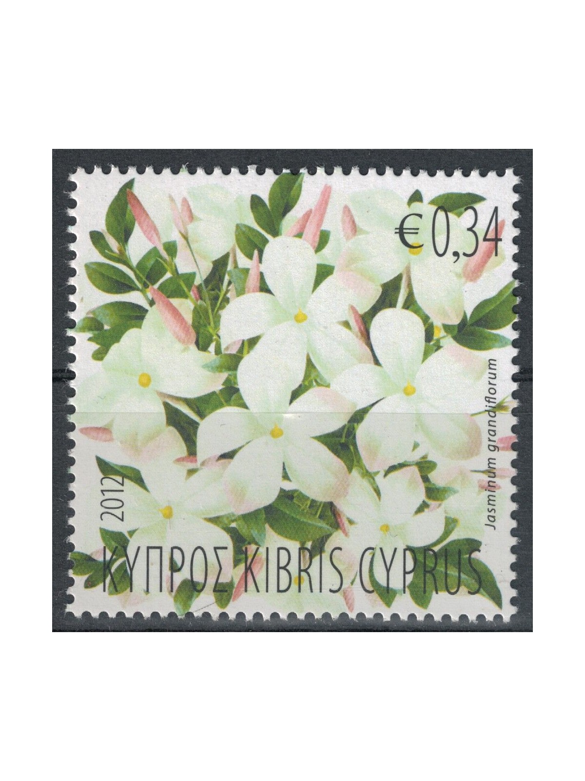 CYPRUS 2012 Jasmine, scented stamp MNH**