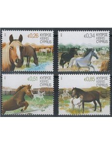 CYPRUS 2012 Fauna, Horses 4v MNH**