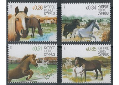 CIPRO 2012 Fauna, Cavalli 4v MNH**
