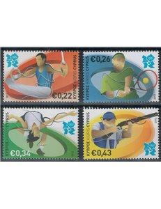 CYPRUS 2012 Summer Olympic Games 4v MNH**