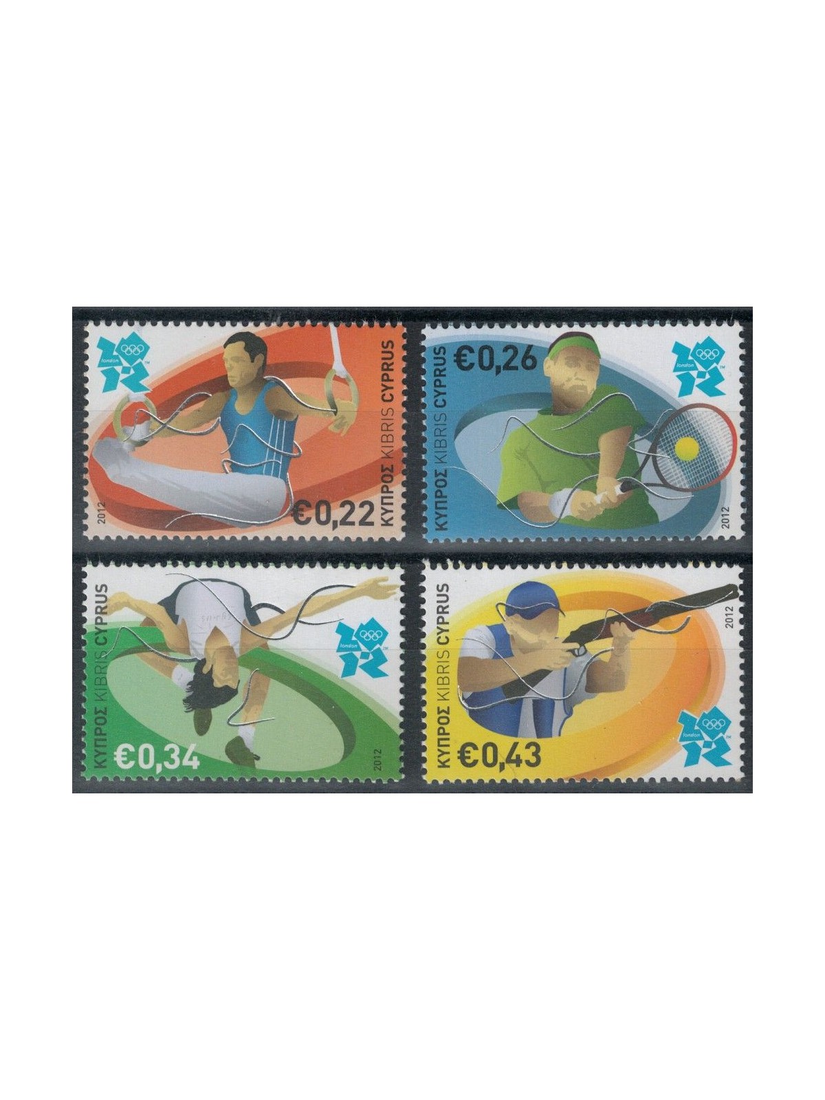 CIPRO 2012 Giochi olimpici estivi 4v MNH**