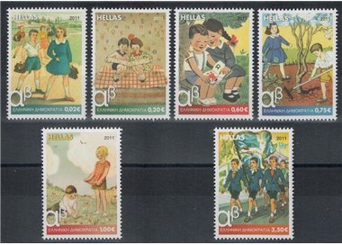 GREECE 2011 Elementary School Children's Books 6v MNH**