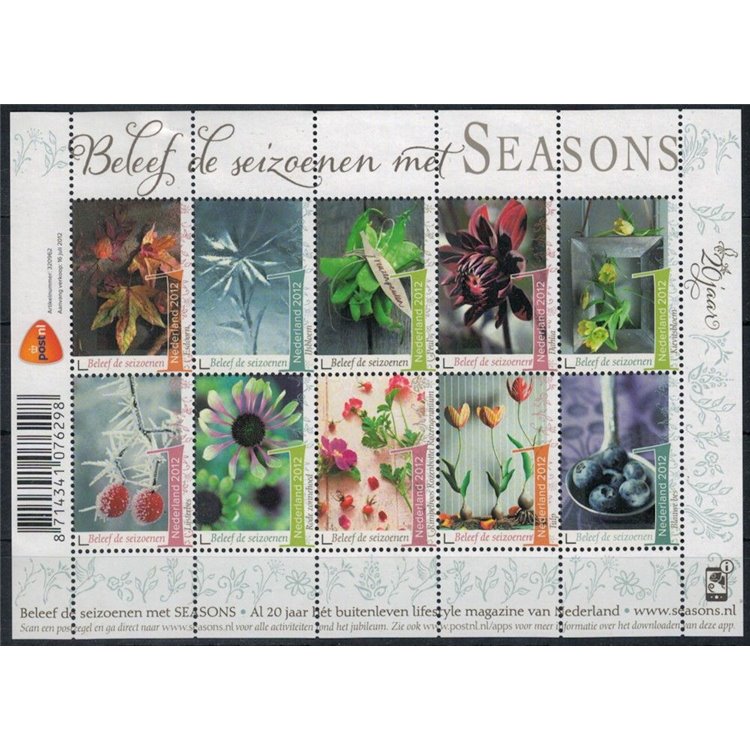 NETHERLANDS 2012 Seasons Magazine, Seasons s/s MNH**