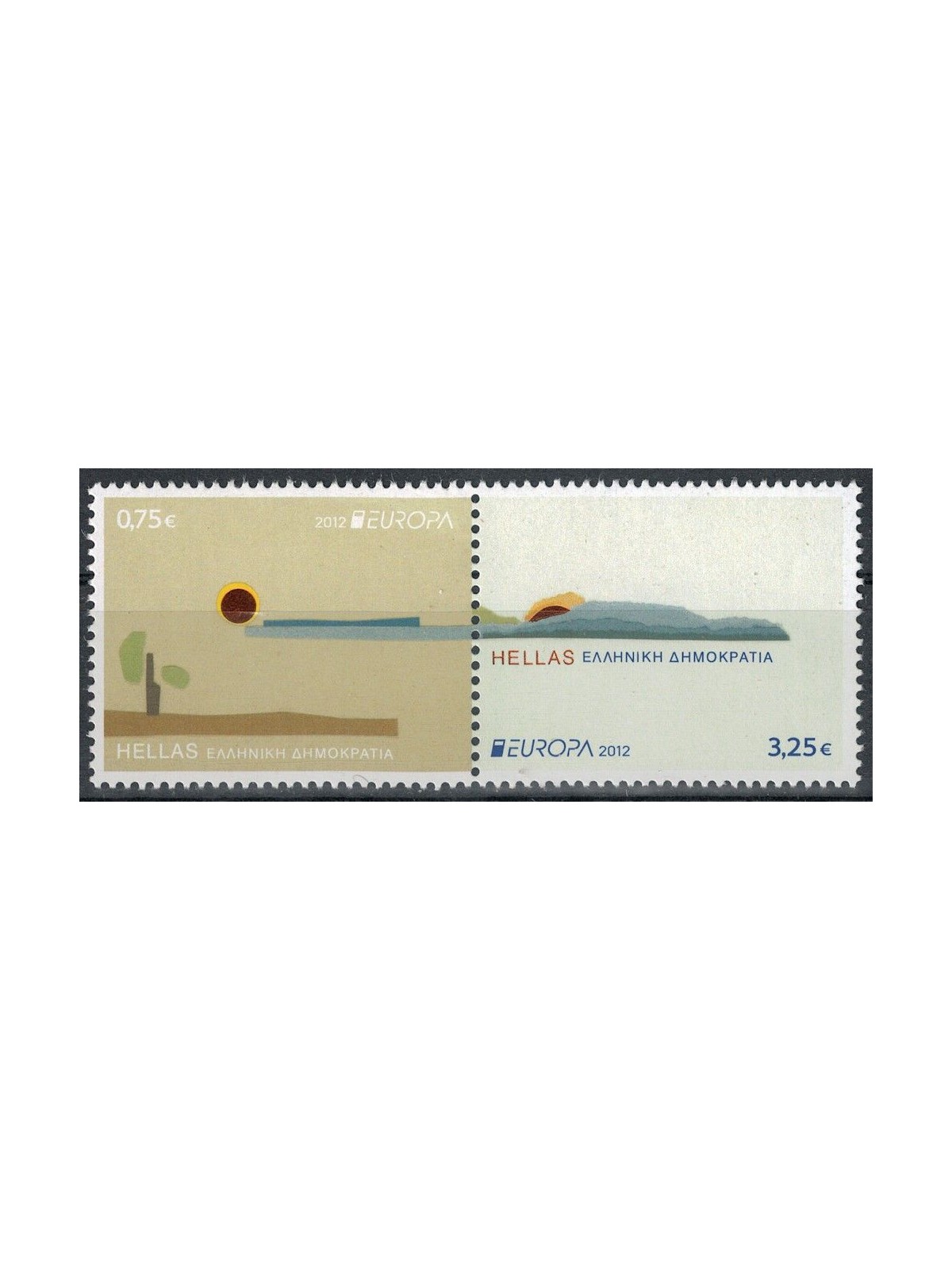 GRECIA 2012 Europa 2v MNH**