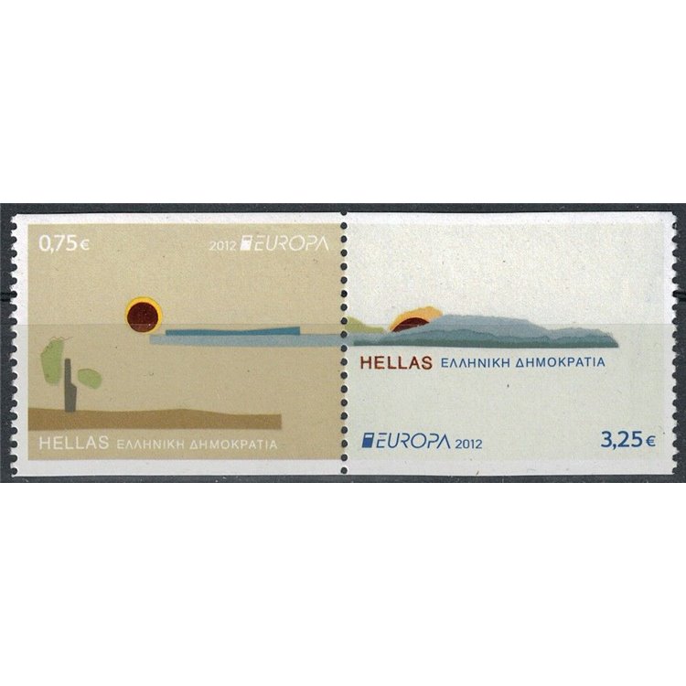 GREECE 2012 Europe (from booklet) 2v MNH**
