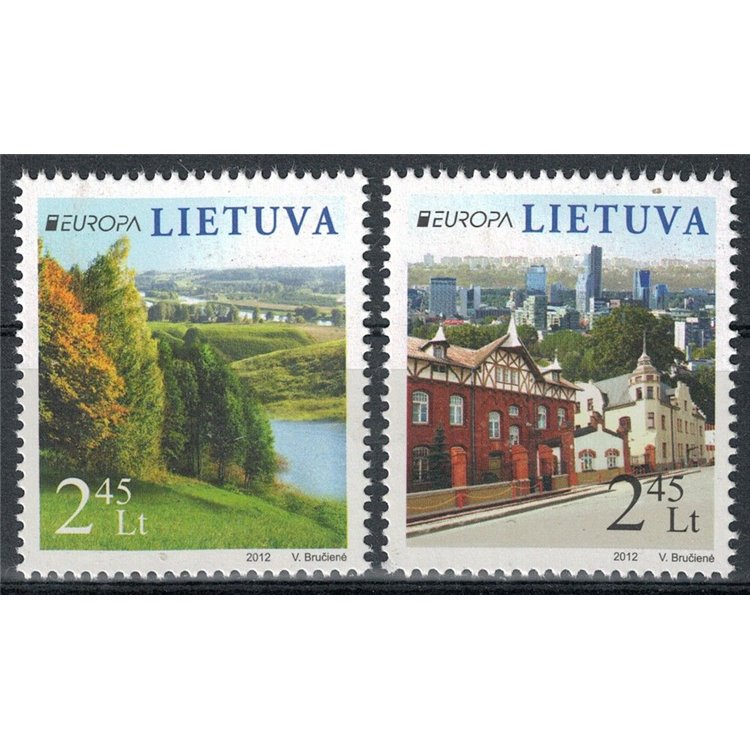 LITHUANIA 2012 Europe 2v MNH**
