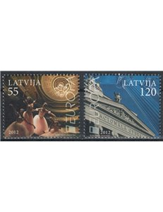 LATVIA 2012 Europe 2v MNH**