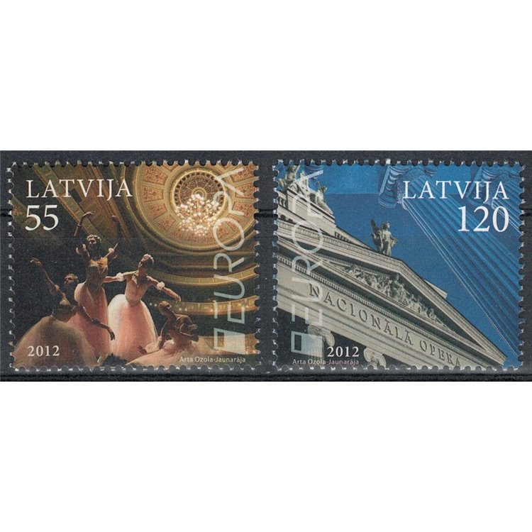 LATVIA 2012 Europe 2v MNH**