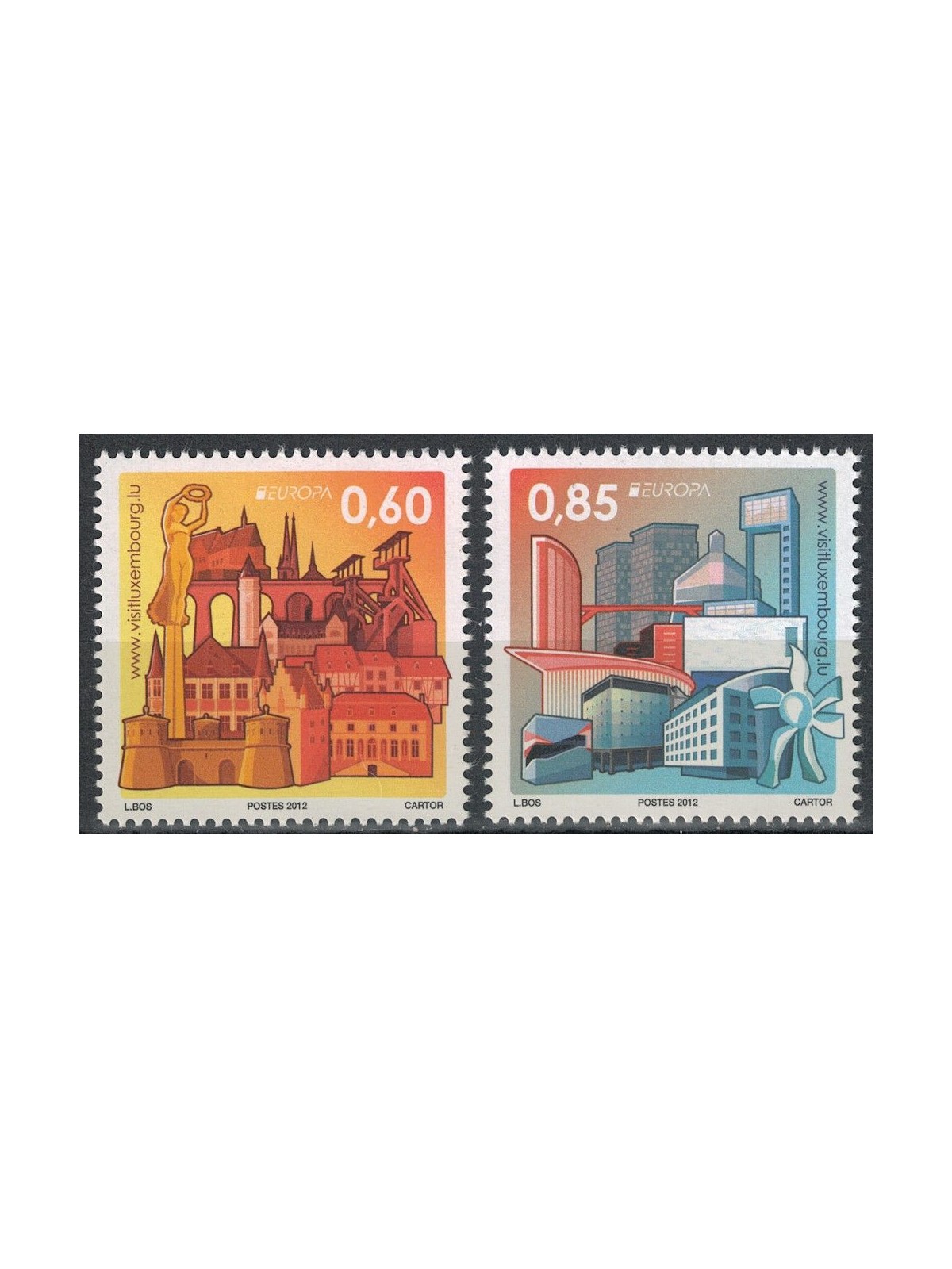 LUXEMBOURG 2012 Europe 2v MNH**