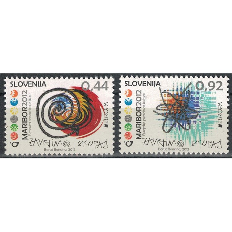 SLOVENIA 2012 Europe 2v MNH**