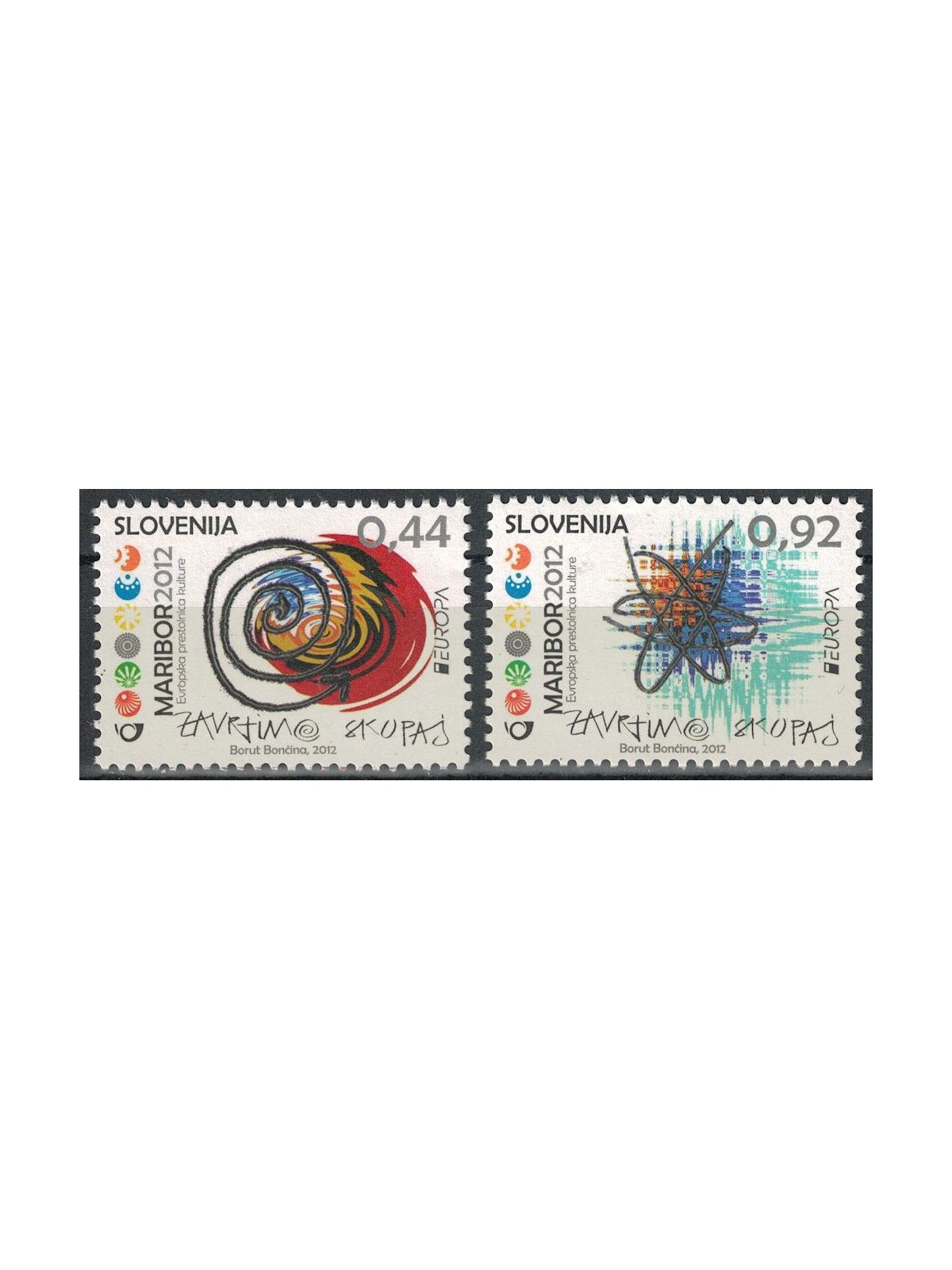 SLOVENIA 2012 Europe 2v MNH**