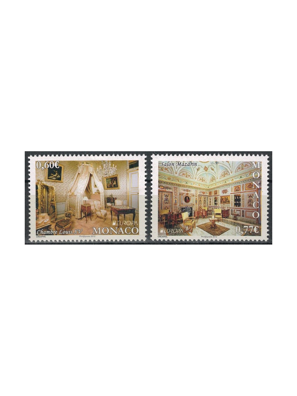 MONACO 2012 Europe 2v MNH**