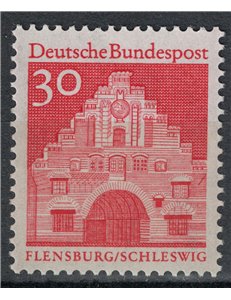 GERMANIA BRD 1967 Torre del Nord di Flensburg MNH**