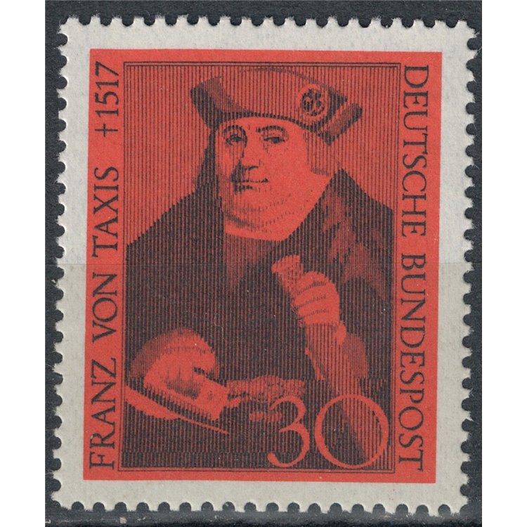 GERMANIA BRD 1967 Franz von Taxis MNH**
