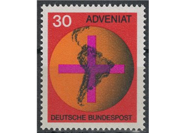 GERMANIA BRD 1967 Movimento cattolico Adveniat MNH**