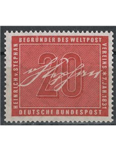 GERMANIA BRD 1956 Heinrich von Stephan MNH**