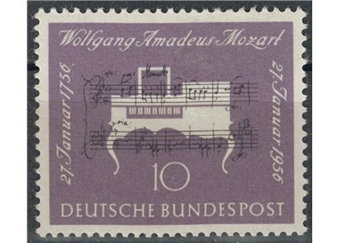 GERMANIA BRD 1956 Mozart MNH**