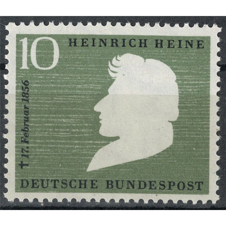 GERMANIA BRD 1956 Heinrich Heine MNH**