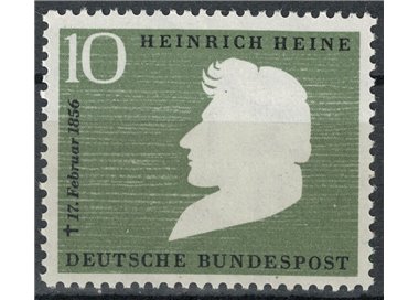 GERMANY BRD 1956 Heinrich Heine MNH**