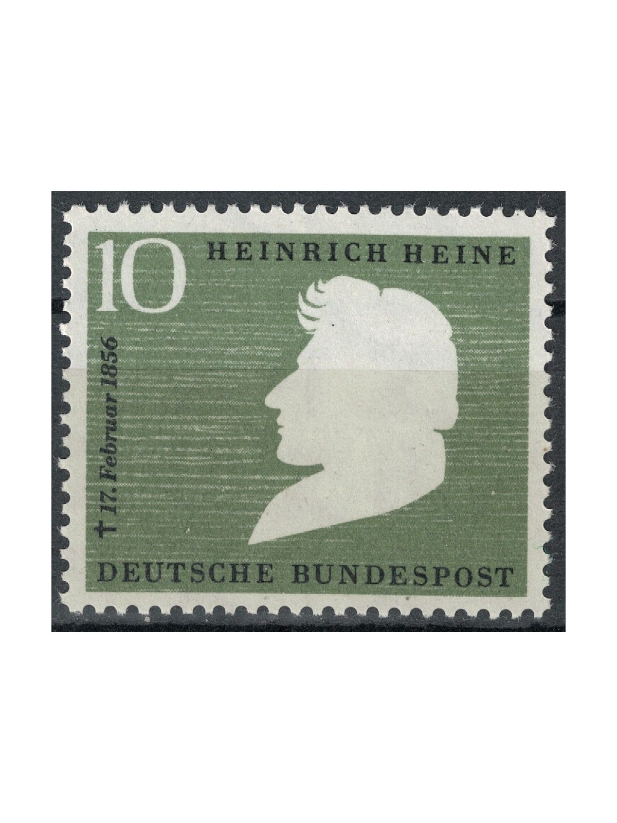 GERMANY BRD 1956 Heinrich Heine MNH**