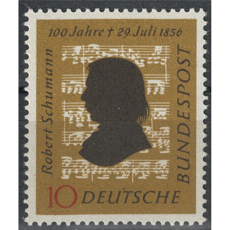 GERMANIA BRD 1956 Robert Schumann MNH**