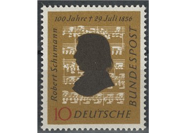 GERMANIA BRD 1956 Robert Schumann MNH**