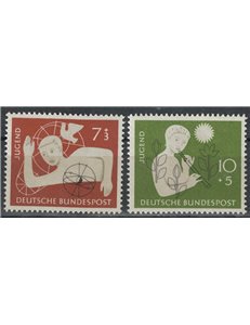 GERMANY BRD 1956 Pro youth hostels 2v MNH**