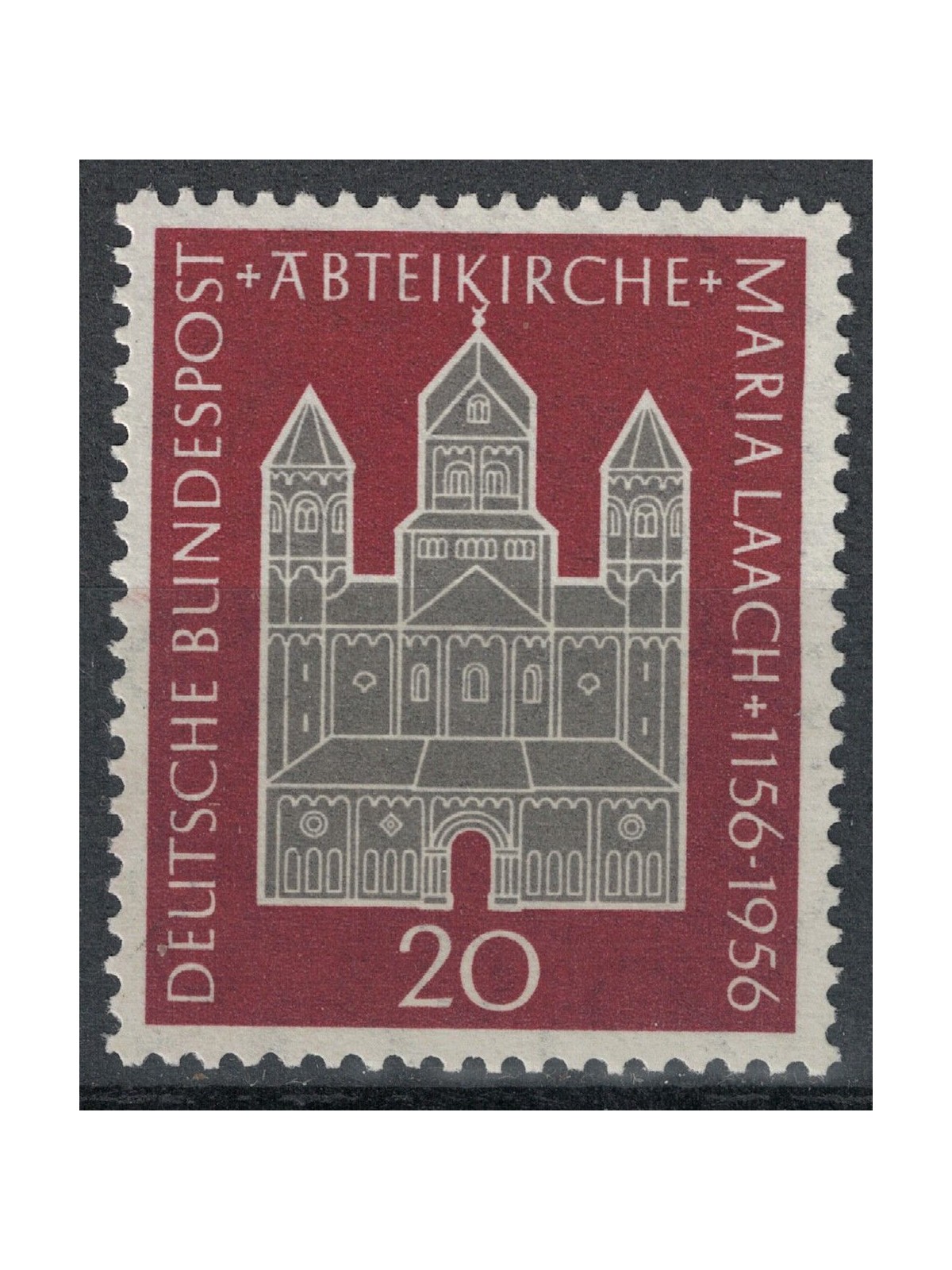 GERMANY BRD 1956 Church of Maria Laach MNH**